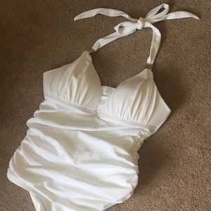 Like new Victoria’s Secret white one piece